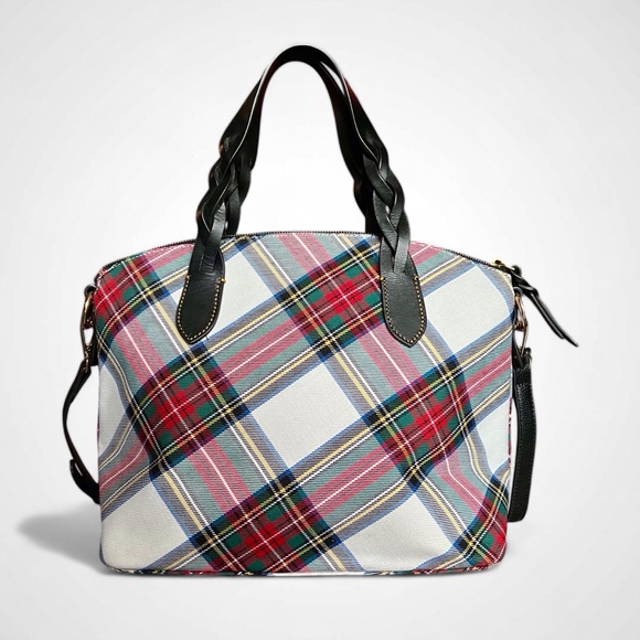 Dooney & Bourke Tartan Windsor Celeste Satchel - Picture 2 of 6